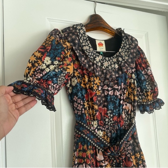 Farm Rio Black Jujus Garden Maxi Dress - Picture 3 of 10